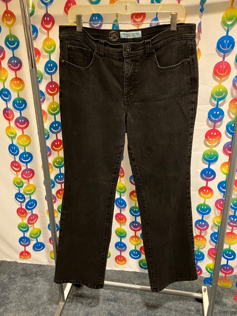 Charter Club Curvy Total Control Bootcut Jeans (Size 12)